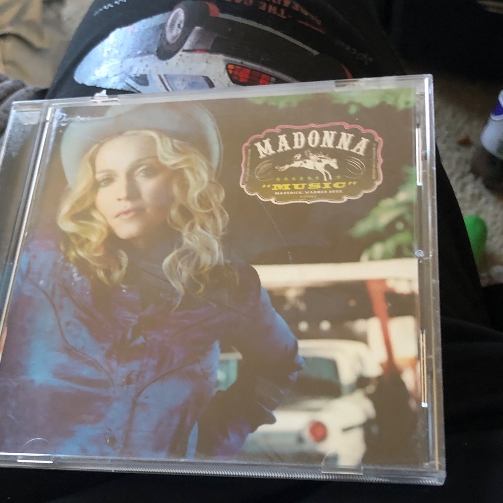 Adonna Music CD - Vibrant Blue and Black